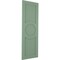 Ekena Millwork True Fit PVC Center Circle Arts & Crafts Fixed Mount Shutters, Track Green, 18W x 42H, PR TFP001AC18X042TG - alternate 9